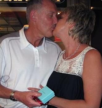 Couple kissing